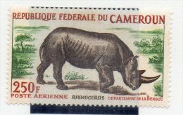 Sello Nº A-55 Cameroun - Rhinoceros