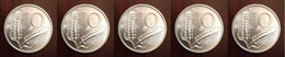 ITALIA - Lire 10 1990 - FDC/Unc Da Rotolino/from Roll 5 Monete/5 Coins - 10 Lire