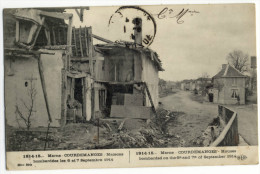 COURDEMANGE. - Maisons Bombardées Les 6 Et 7 Septembre 1914 - Sonstige & Ohne Zuordnung