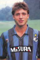Cartolina Grande Formato "Massimo Ciocci " Inter F.C. Con Autografo - Autografi