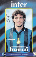 Cartolina Autografata "Francesco Moriero " Inter F.C. - Handtekening