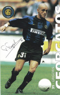 Cartolina Autografata "Grigoris Georgatos" Inter F.C. - Autografi