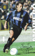 Cartolina Autografata "Francesco Moriero" Inter F.C. - Handtekening