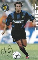 Cartolina Autografata "Benoit Cauet"  Inter F.C. - Authographs