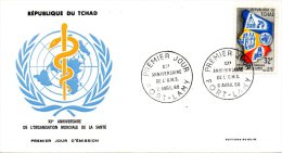 TCHAD. N°151 De 1968 Sur Enveloppe 1er Jour (FDC). OMS. - WGO