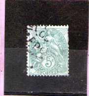 1900 - BLANC  Mi No 90 Et Yv 111 - 1900-29 Blanc