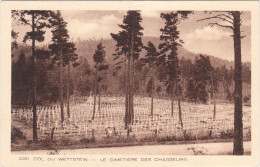 Carte Postale Ancienne - Col Du Wettstein - Le Cimetière Des Chasseurs - Soldatenfriedhöfen