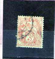 1900 - BLANC  Mi No 88 Et Yv 109 - 1900-29 Blanc