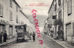 81 - VABRE - GRAND ' RUE  LA POSTE - HOTEL CORBIERE  - CAMION TRANSPORTS BERLIET-1916 - Vabre