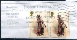 Grande-Bretagne-2012-oblitéré Sur Fragment-The Marchioness(paire) - Used Stamps