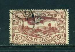 UPPER SILESIA  -  1920  Coal Mine  80pf  Used As Scan - Altri & Non Classificati