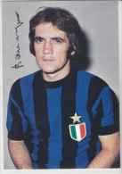 Cartolina Autografata "Roberto Boninsegna " Inter F.C. - Authographs