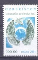 2001. Uzbekistan, Ecology, 1v,  Mint/** - Uzbekistán