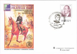 7512. Entero Postal Feria Sello MADRID 2002. Filatelia 2002, Alfonso XIII, Num 83 º - 1931-....