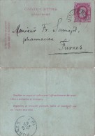 A27 - Entier Postal - Carte Lettre N° 1 - Courrier De Pharmacien - Carte-Lettere