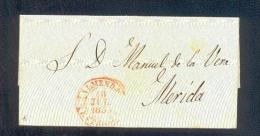 1843.- ALMENDRALEJO A MERIDA - ...-1850 Prephilately