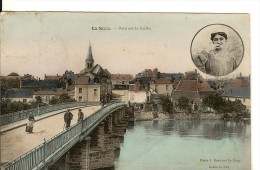 CPA 72 LA SUZE Pont Sur La SARTHE Et Costume Sarthois - La Suze Sur Sarthe