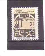 S 144  OBL Y &T (TIMBRE DE SERVICE) *TURQUIE* 13/10 - Official Stamps