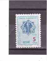 S 141 ** Y &T (TIMBRE DE SERVICE) *TURQUIE* 13/10 - Official Stamps