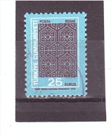 S 131  OBL  Y &T (TIMBRE DE SERVICE) *TURQUIE* 13/10 - Timbres De Service