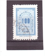 86  OBL   Y&T  (Timbre De Service)   *TURQUIE*  13/10 - Official Stamps