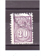 S 59  OBL   Y&T  (Timbre De Service)   *TURQUIE*  13/09 - Official Stamps