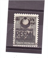 S 38   **  Y&T  (inönü  Timbre De Service)  *TURQUIE*  13/09 - Official Stamps