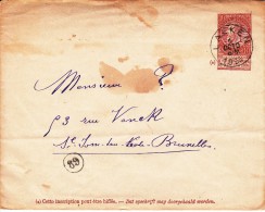 A27 - Entier Postal - Enveloppe N° 5 Monsieur . D'interrogation De 1895 - Cachet 89 Du Facteur - Covers