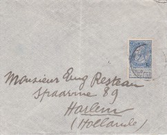 A27 - Enveloppe - Cob 50 - Harlem Hollande 1915 - Cachet Du Facteur N° 7 - Autres & Non Classés