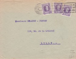 A27 - Enveloppe De 1924 Flamme - Cob 3x 198 - Otros & Sin Clasificación