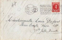 A27 - Enveloppe De 1925 Cachet 332A Du Facteur - Cob 199 - Andere & Zonder Classificatie