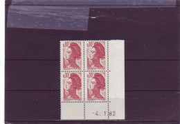 N° 2179 - 0,10F Liberté De GANDON - 3° Tirage Du 30.12.81 Au 15.1.82 - 4.01.1982 - - 1980-1989