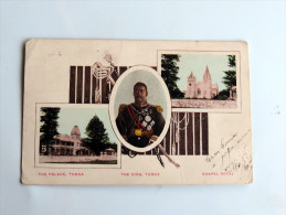 Carte Postale Ancienne : TONGA : The King , The Palace, Chapel Royal, En 1906, TRES RARE - Tonga