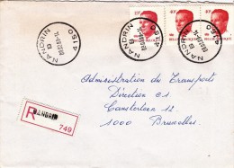 A27 - Enveloppe Recommandé 749 De 1989 - Cob 3x 2203 - Other & Unclassified