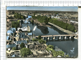 LA SUZE SUR SARTHE  -  En Avion Au Dessus De....  -  Les Deux Ponts Et Le Barrage - La Suze Sur Sarthe