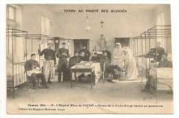 85 - Guerre 1914 - 13 - L'Hôpital Mixte De LUÇON - Dames De La Croix-Rouge Faisant Un Pansement - Magasins Modernes - Lucon