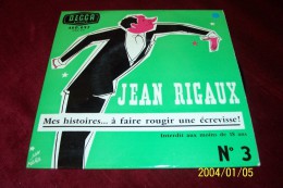 JEAN RIGAUX   °  No 3   REF DECCA  460697 - Humour, Cabaret