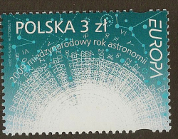 POLAND 2009 Europa Astronomy SG 4369 UNHM #MT231+ - Nuevos