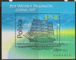 POLAND 2009 Tall Ships SG MS4376 UNHM #MT311 - Unused Stamps