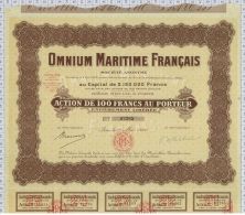 Omnium Maritime Français - Navegación