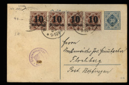 Wuerttemberg,Nr.183 (4) Eine Marke Bereits Abgefallen Vom 5.12.23,Mi Für Lose 183 O Je 24,-  (6069) - Covers & Documents