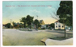 "Alamdea, Cal - The Rockerie Cor. Alameda And Central Avenues" Color - Oakland