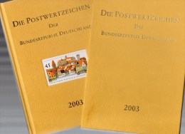 Leeres Jahrbuch 2003 Deutschland Ohne Schwarzdruck ** 25€ Album Neu Mit Beschreibung BRD Year-stamp Document Of Germany - Altri & Non Classificati