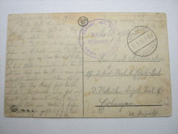 1916, DOLHAIN ,Carte Militaire - Duits Leger