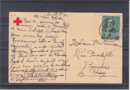 Croix Rouge - Belgique - Carte Postale De 1930 - Poste Principal à Pawa ( Congo Belge ) - Covers & Documents