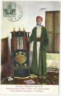 Lebanon 1909 Beirut - German Post In Ottoman Empire - Jewish Rabbi In Jerusalem - Judaica - Judaisme