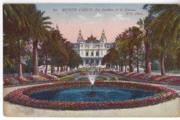 Monte Carlo. Les Jardins Et La Casino. (ND Phot.) - Casinò