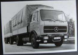 Carte Postale Automobile Publicitaire CAMION Mercedes-Benz Typ 1632 - Année 1974 - Transporter & LKW