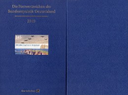 Leeres Jahrbuch 2010 Deutschland Ohne Schwarzdruck ** 25€ Album Neu Mit Beschreibung BRD Year-stamp Document Of Germany - Other & Unclassified