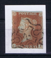 Great Britain SG  8 Used  Yvert 3, Obli Maltese Cross Nr 2, CV UKP 180 - Gebruikt